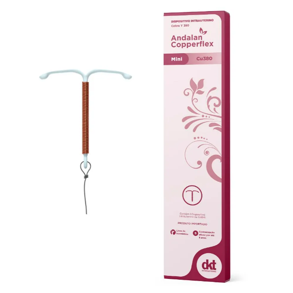 Contracepção segura, sem hormônios e de longa duração: conheça o DIU Andalan Copperflex Mini Cu 380