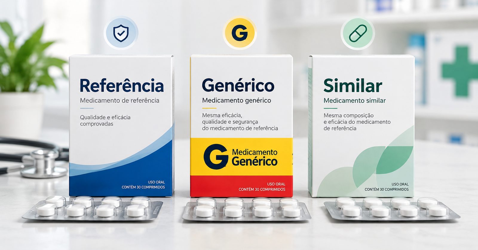 Medicamento genérico, similar e de referência: quais são as diferenças?